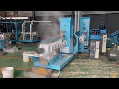 خط إنتاج أعلاف الأسماك العائمة من الفولاذ المقاوم للصدأ 1-12 مم قوة المحرك الرئيسي 5.5-132 كيلو واط