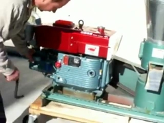 محرك ديزل علف الحيوان بيليه مطحنة لصنع بيليه علف الدواجن