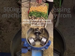 500 كجم/ساعة طاحونة الحشرات للطعام الحيواني آلة معالجة الأطعمة