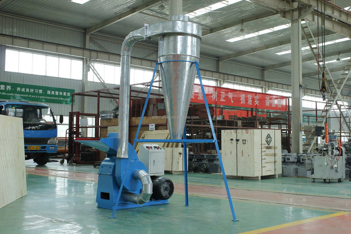 Large Capacity Wood Log Coconut Shredder Chips Biomass Wood Crusher Chipper Machine 1 warranty