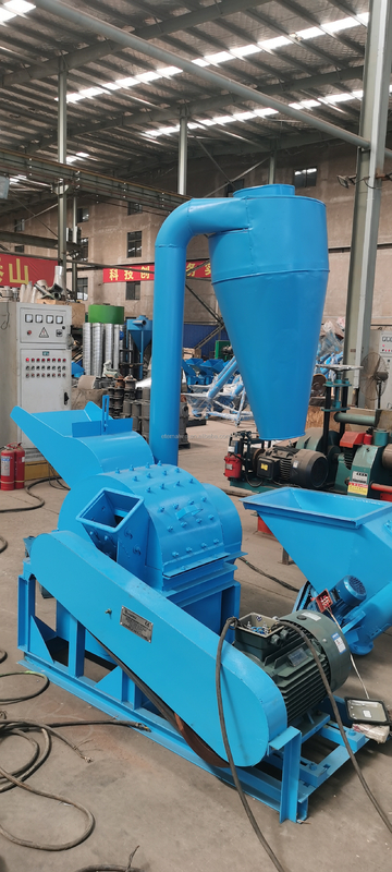 Large Capacity Wood Log Coconut Shredder Chips Biomass Wood Crusher Chipper Machine 1 warranty