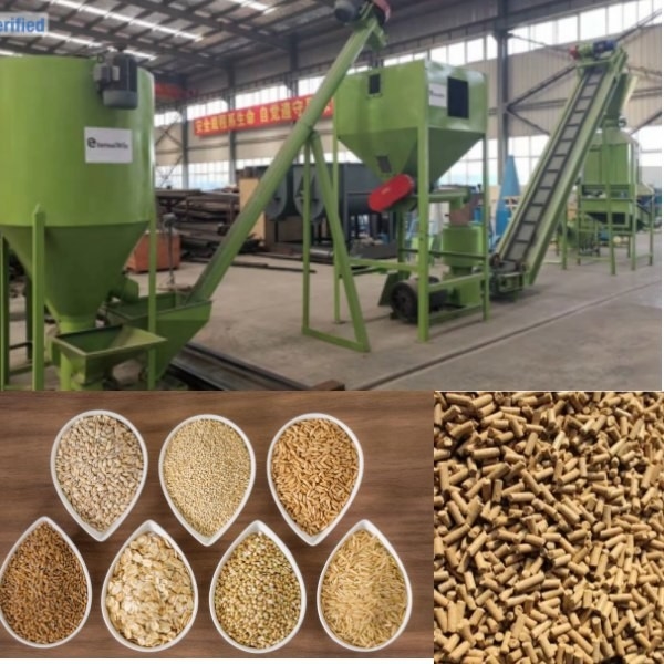 Poultry Feed Pellet Making Machine Feed Pellet Production Line Chicken Feed Pellet Making Machine