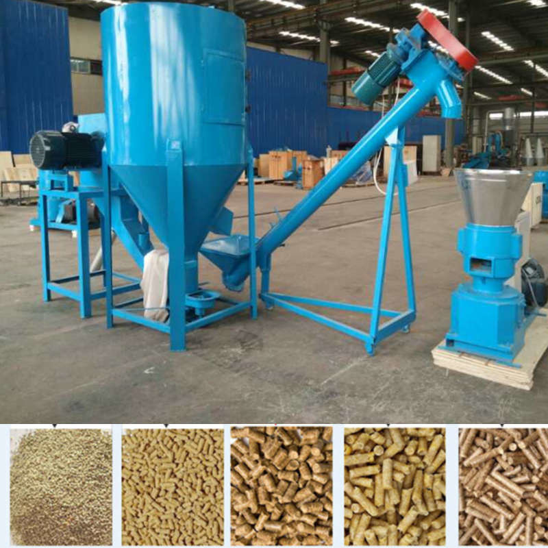 High-Efficiency Feed Pellet Production Line: Clean, Crush, Mix, Granulate, Cool, Screen & Pack