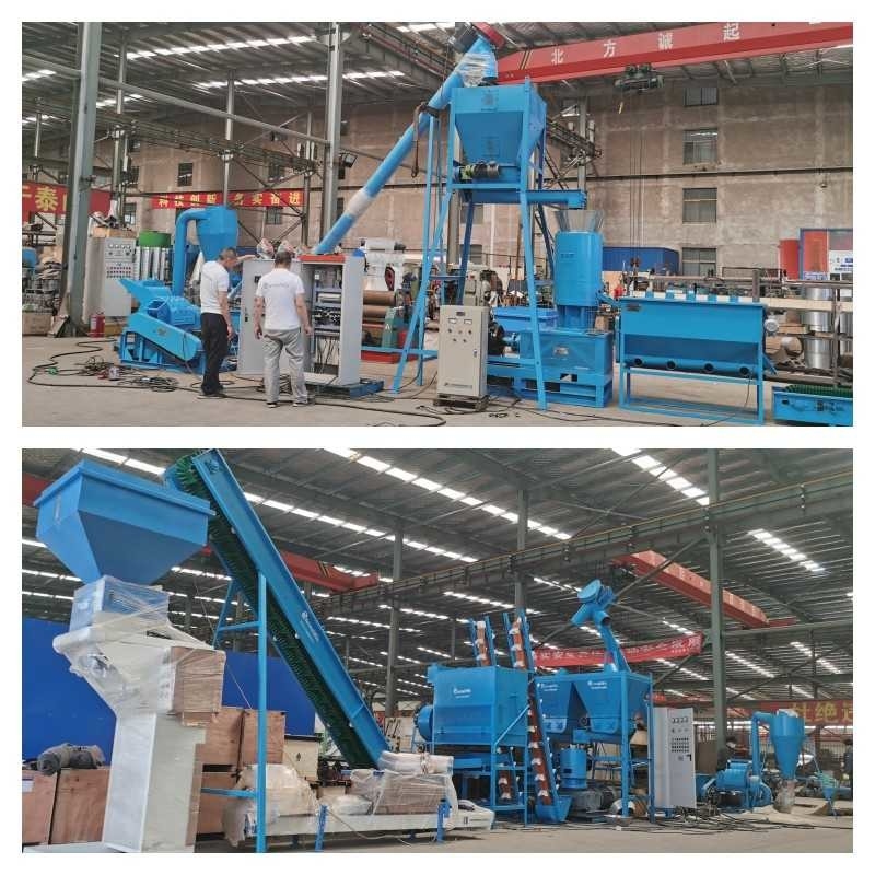 800-1000kg/H Wood Pellet Production Line High Density Wood Pellet Mill