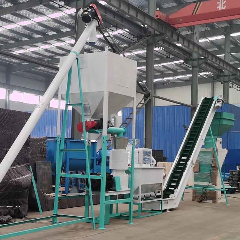 Goat Feed Pellet Production Line Pig Horse Feed Pellet Machine With Packing Machine