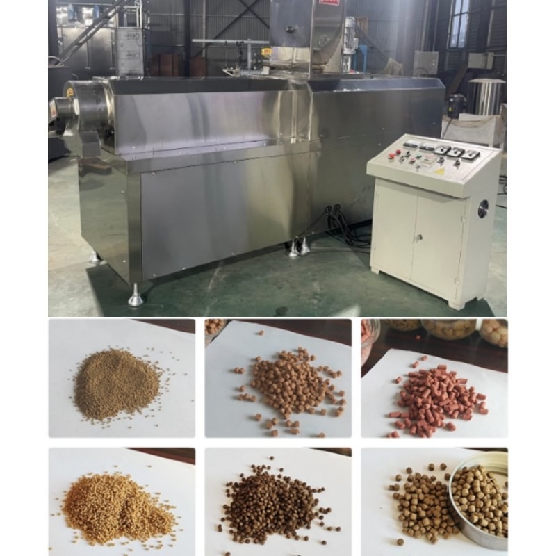 OEM 0.8-12mm أعلاف الأسماك العائمة بيليه ماكينة الحيوانات الأليفة الكلب الغذاء الطارد