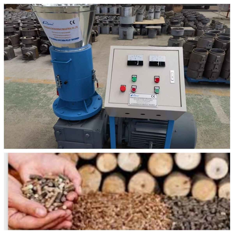 500-1000 كجم / ساعة PTO بيليه مطحنة 10-80hp الكتلة الحيوية نشارة الخشب بيليه ماكينة مع CE