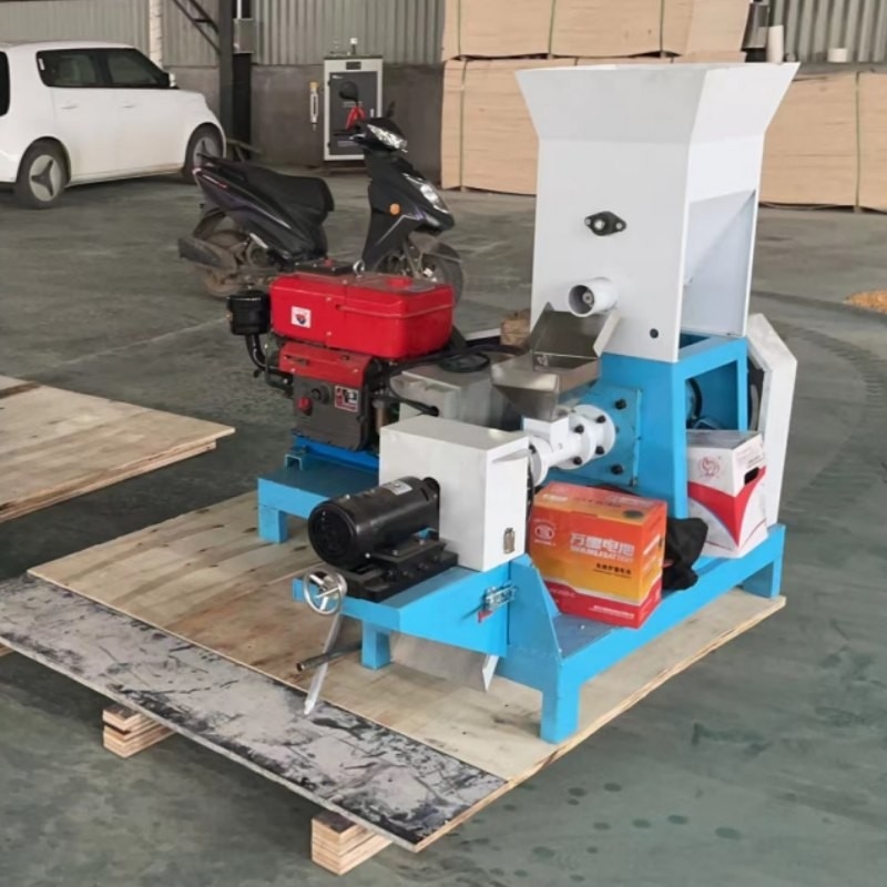 5.5-160KW ديزل أعلاف الأسماك بيليه مطحنة الروبيان أعلاف الأسماك العائمة بيليه آلة