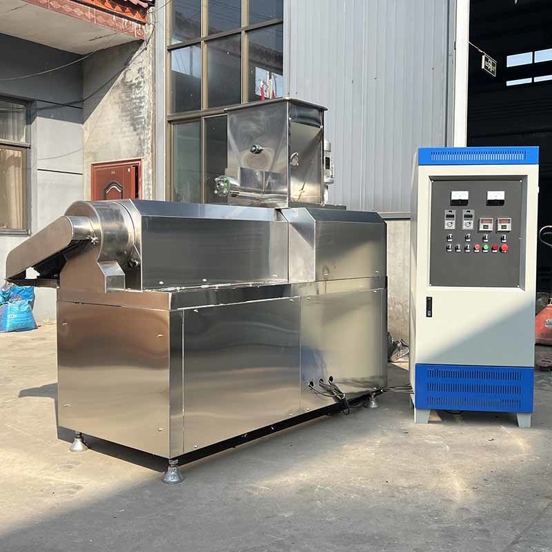 Fish Dry Type Fish Feed Extruder Dog Food Pellet Making Machine Twin Screw