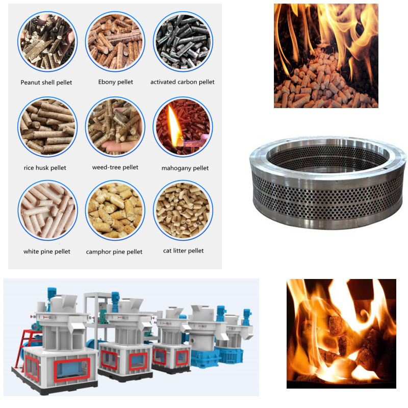 1-10TPH Biomass Pellet Production Line Pine Straw Wood Chips Making Machine