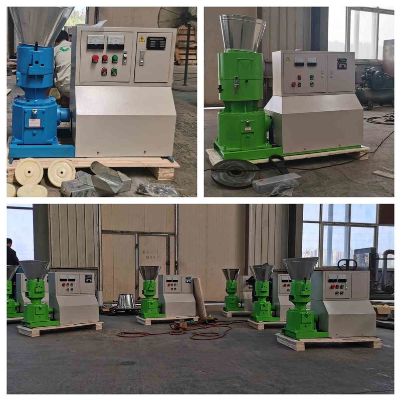 11kw 15kw 22kw مطحنة بيليه الأعلاف 300 كجم / ساعة 500 كجم / ساعة 800 كجم / ساعة صانع بيليه أعلاف الدجاج