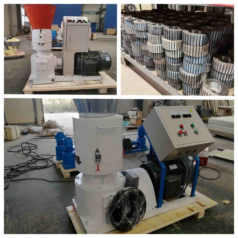11kw 15kw 22kw مطحنة بيليه الأعلاف 300 كجم / ساعة 500 كجم / ساعة 800 كجم / ساعة صانع بيليه أعلاف الدجاج