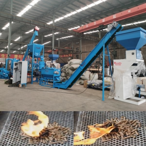 Biofuel Biomass Wood Pellet Making Machine 10mm Wood Chip Pellet Mill For Furniture