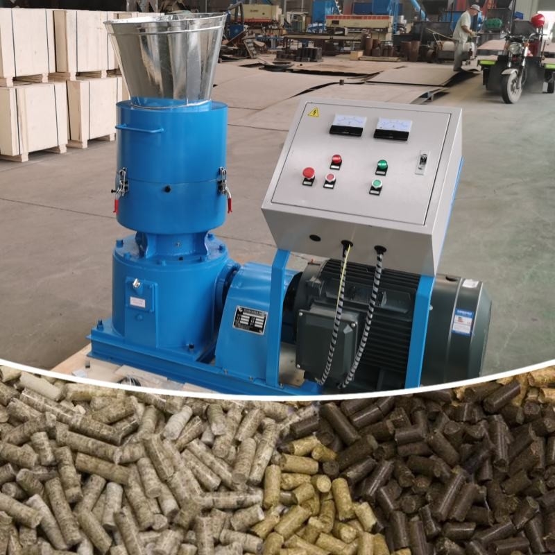 طعام الدواجن حبيبات حبيبات طعام الدجاج حشيش آلة الحيوان 2.5-12mm 1200kg/H
