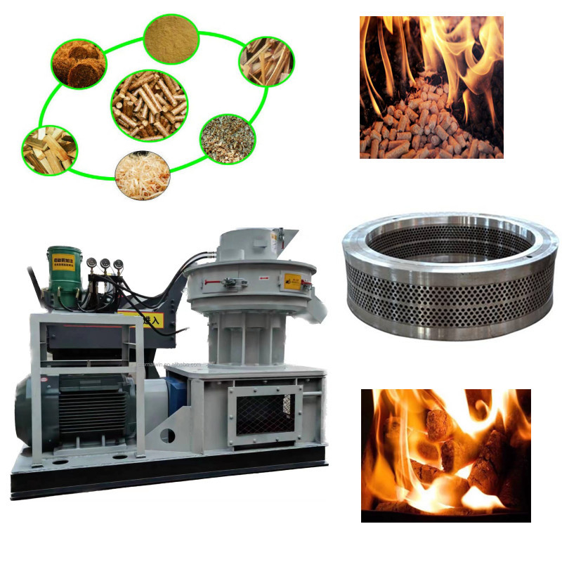 1-10TPH Wood Pellet Production Line Eucalyptus Pine Birch Pellet Production Line