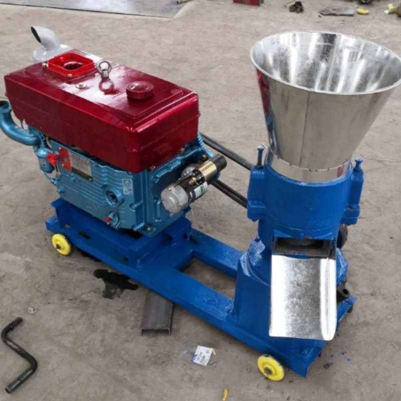 طاحونة الكريات الغذائية 22HP تخصيص اللون للغذاء الدجاجي