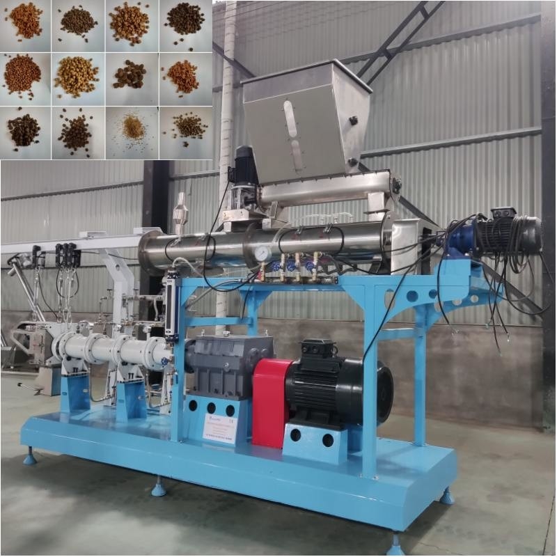 نوع الرطب مزدوج المسمار إمداد extruder آلة لأداء عال