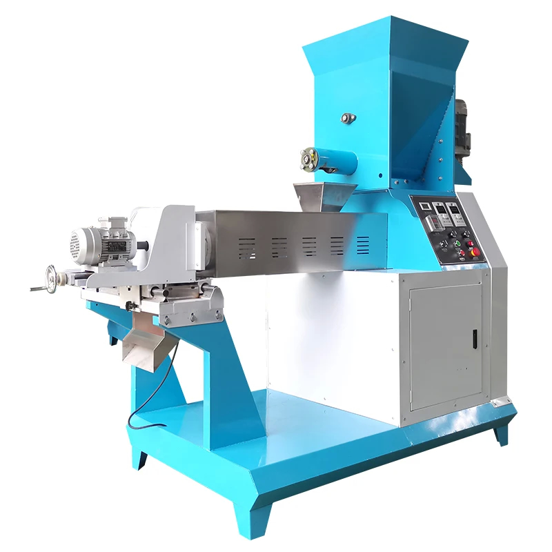37-160kw الطاقة الرئيسية الطائرة خط إنتاج أغذية الأسماك مع 2 قدرة 1-2t/h