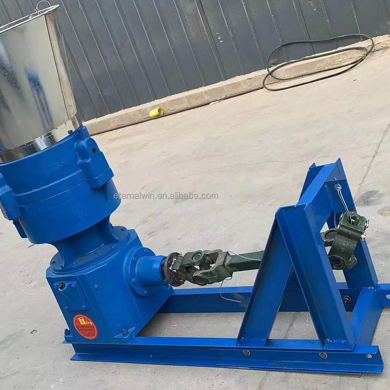 حصان القوة سبيكة الفولاذ PTO حاوية طاحونة 12mm يموت 80-1000kg/h القدرة الخشبية حزمة آلة