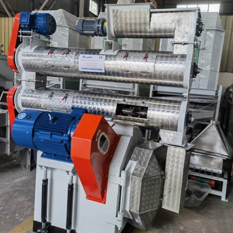 HKJ-250 مع مكيف واحد طاحونة طعام الدواجن طاحونة طاحونة طاحونة حلقات طاحونة طحونة