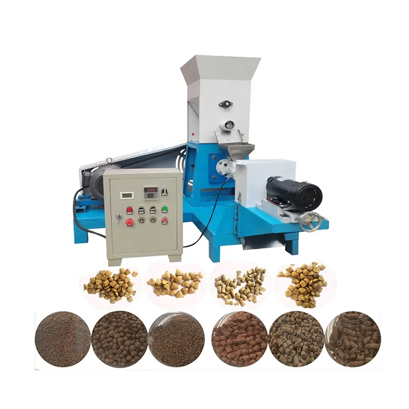 حرارة الكهربائية للأسماك الغذاء الكريات صنع آلة السعة 50 ~ 2000kg/h 220V / 380V / 415V / 440V الجهد
