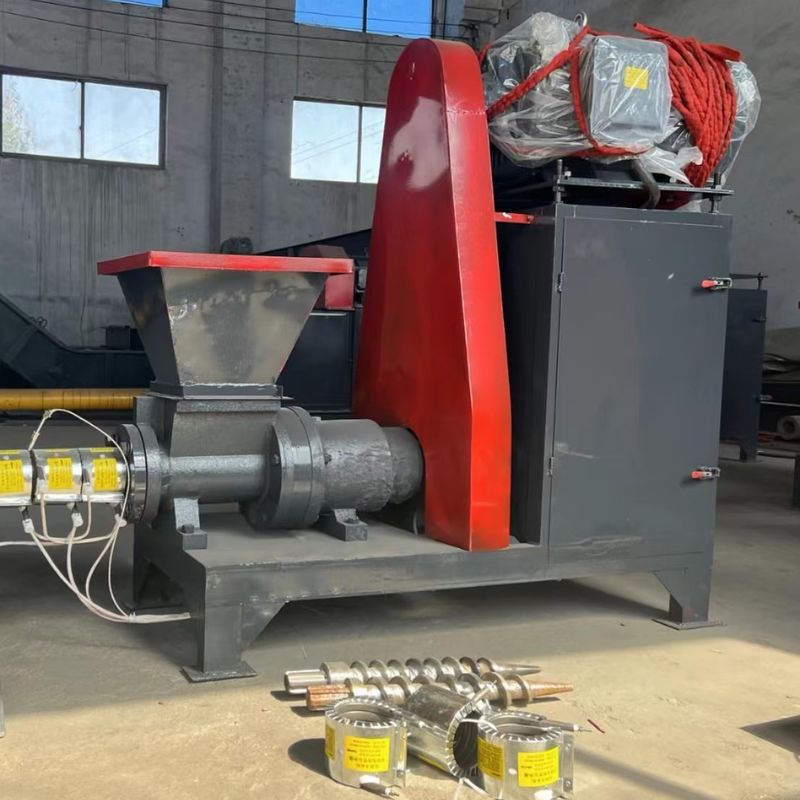 wood sawdust briquette machine for fuel, briquette machine for barbecure, 50cm and 80cm briquette making machine