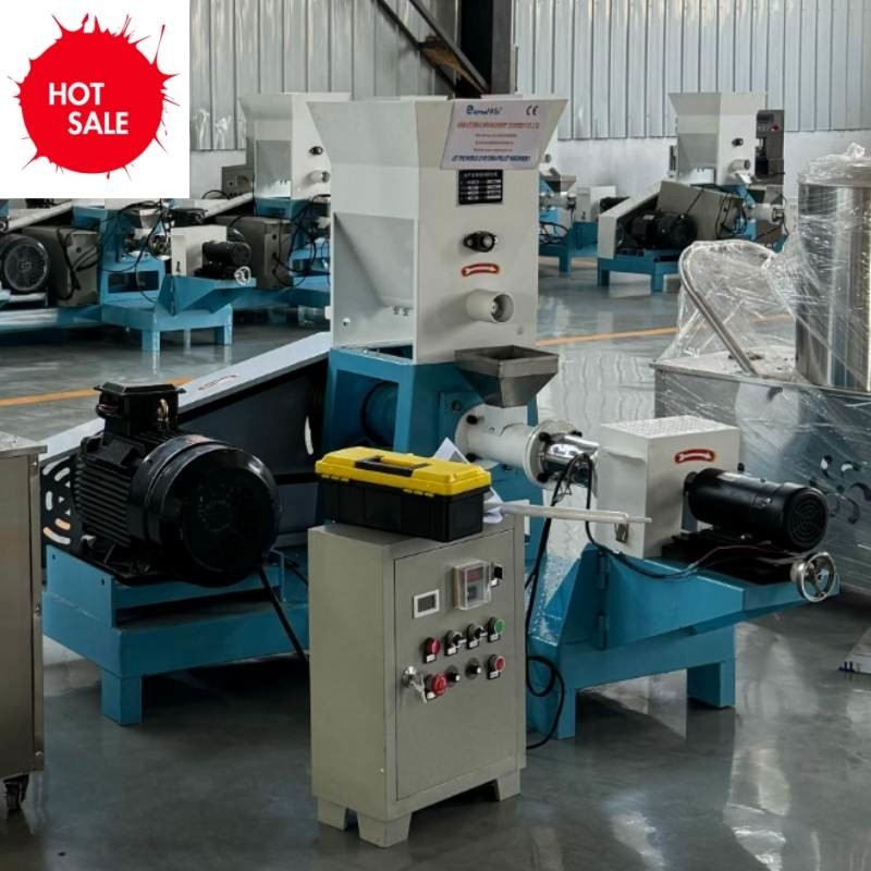 إنتاجية عالية 180-200kg/H طواحين الغذاء للأسماك من النوع الجاف مع 18.5kw الطاقة