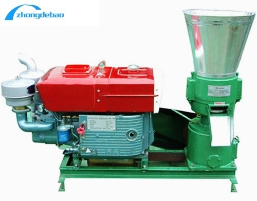 تصميم جديد 10HP الديزل نوع طراز الغذاء الكريات 90kg/h طاحونة طحن الغذاء للحيوانات