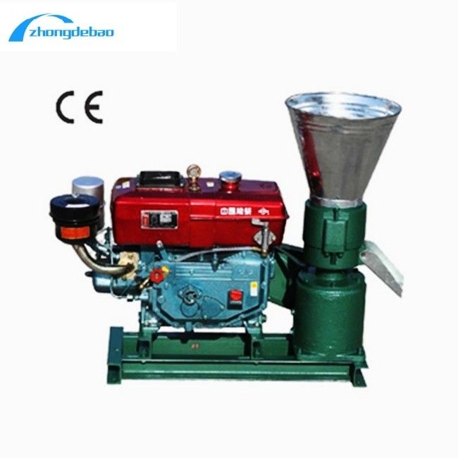 تصميم جديد 10HP الديزل نوع طراز الغذاء الكريات 90kg/h طاحونة طحن الغذاء للحيوانات