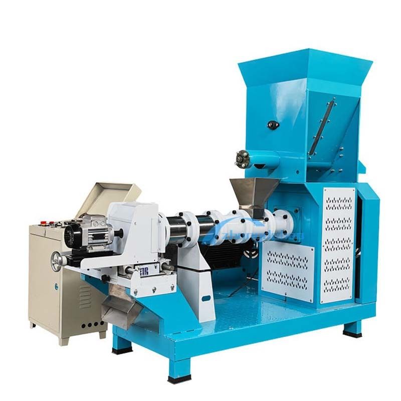 500 كجم/ساعة آلة صنع علف الكلاب الأليفة بالبثق، خط إنتاج علف الجمبري، خط إنتاج علف الأسماك العائمة لمصنع حبيبات العلف