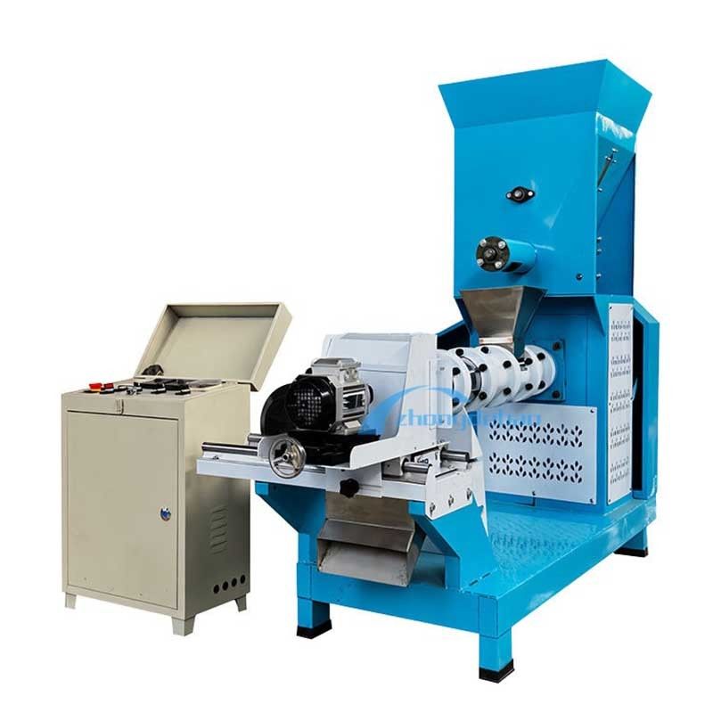 آلة خط إنتاج بثق حيوانات أليفة للكلاب خط إنتاج علف الأسماك العائم لأسماك البلطي