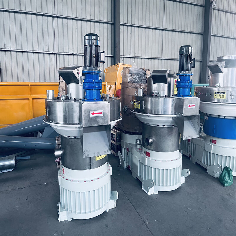 آلة الحلبة التجارية للكريات الخشبية ذات السعة 0.5-15 طن / ساعة وقطع الصلب المسبوك عالية الكروم لخط إنتاج الكريات الحيوية الموفرة للطاقة