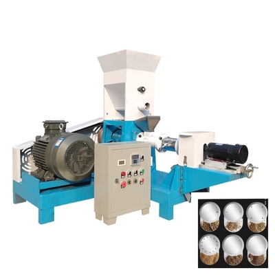 200-250kg/H الكهربائية الطراز الجاف طلاء الأسماك مع 6 القوالب