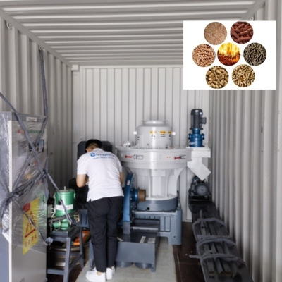 خط إنتاج كريات الكتلة الحيوية ذو السعة الكبيرة آلة صنع كريات قش الوقود