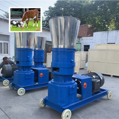 المحبب 1-12mm صانع الأعلاف الحيوانية بيليه ماكينة صنع بيليه أعلاف الدجاج