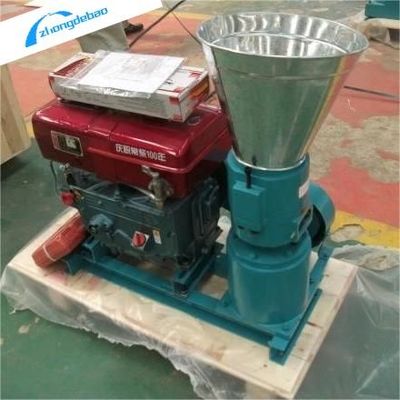 آلة طاحونة الكريات الغذائية ذات الطول القابل للتعديل 90-120 كجم/ساعة للغذاء الغذائي للطيور