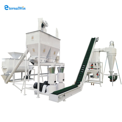 خط تخصيص الحيوانات الغذاء الحشيش مع تثبيت دليل المهندس ومصدر الطاقة 380V / 50Hz / 3Phase