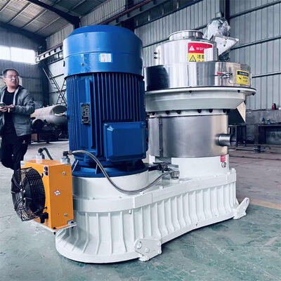 آلة الحلقات التجارية للكريات الخشبية المقطعة لخط إنتاج الكريات من الكتلة الحيوية