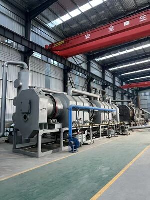 توفير الطاقة الفرن المستمر للكربونية من الكتلة الحيوية للنفايات الزراعية